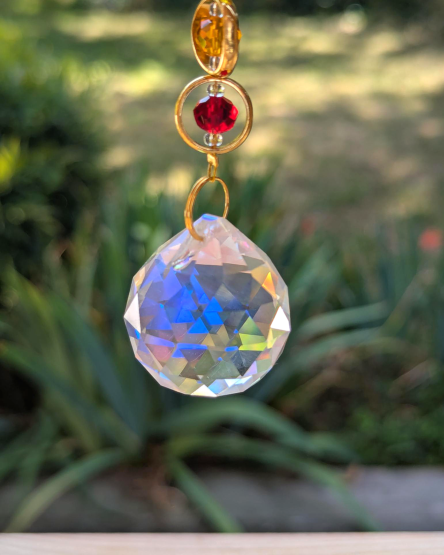Rainbow Circle Crystal Light Catcher